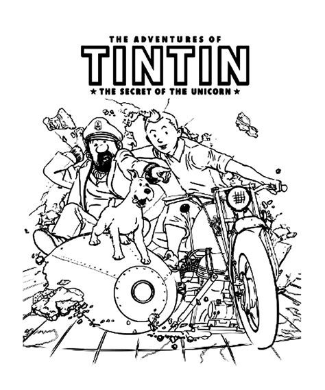50 Best Ideas For Coloring Tintin Coloring Pages To Print And Color