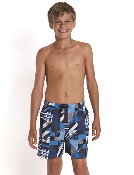 Speedo Boys Prt Leis 15 Watershort Navyblue Dolphin Swimware