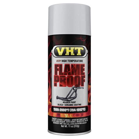 Vht Flat Aluminum Flameproof High Heat Paint 11oz