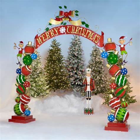 Tis Your Season Life Size Christmas Archway With Presents Candy