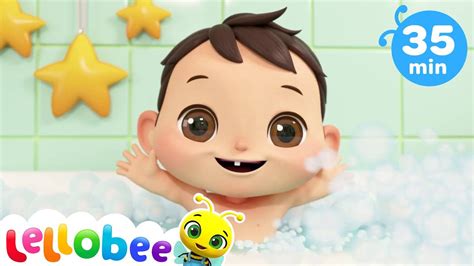 Splish And Splash Baby Bath Song Lellobee Kids Songs Nursery