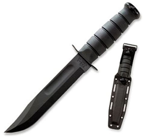 Ka Bar Knives 1213 Black Fightingutility Knife 70 1095 Cro Van