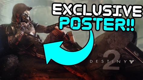 Destiny 2 New Gamestop Exclusive Cayde 6 Poster Preorder Bonus