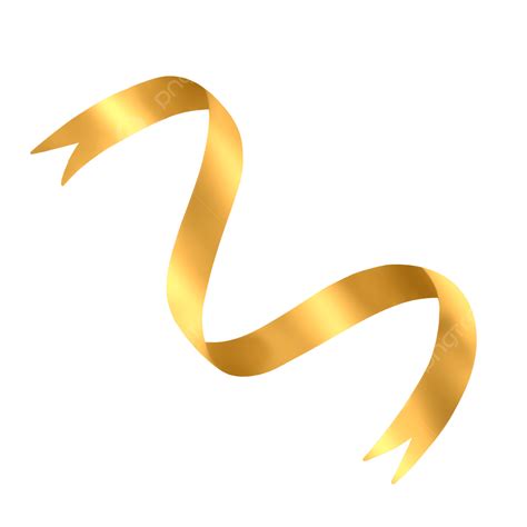 Gold Ribbon Png Transparent Gold Ribbon Golden Ribbon Cute Ribbon