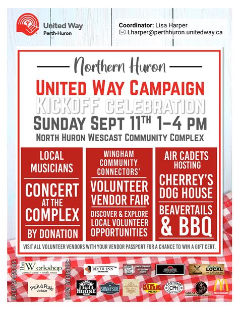 United Way Perth Huron To Launch New Campaign Bruce Beach Zine