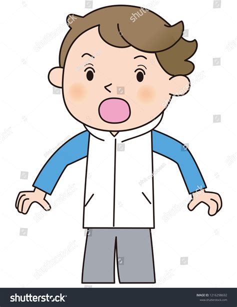 Boy Scared Surprised Stock Vector Royalty Free 1216298692 Shutterstock