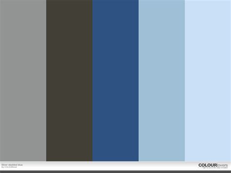 Color Palette Silver Studded Blue Design Elements Blue Palette Color