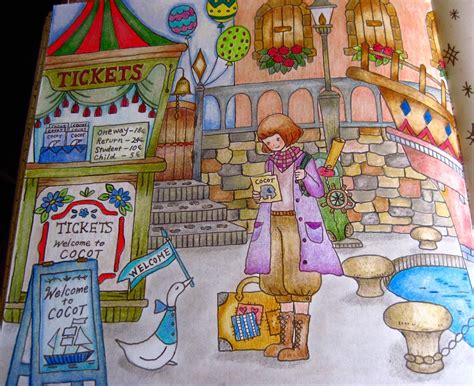Romantic Country Coloring Bookthe Second Tale Romantic Country