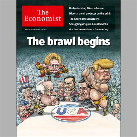 Donald Trump’s Rise Seen Through The Economist’s Covers Tracking Trump Presidential Candidate