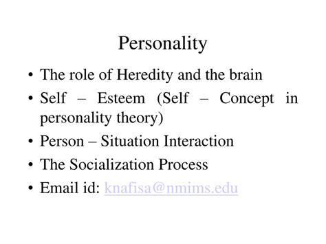 Ppt Determinants Of Personality Powerpoint Presentation Free