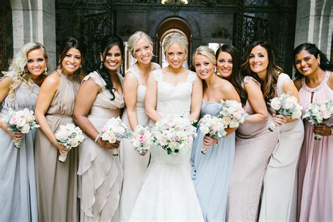 Pastel Bridesmaids Dresses Elizabeth Anne Designs The Wedding Blog