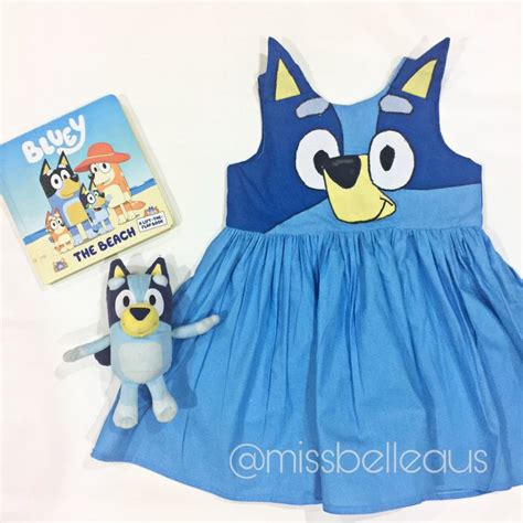 Bluey Inspired Tea Party Dress Miss Belle Tea Party Dress Party