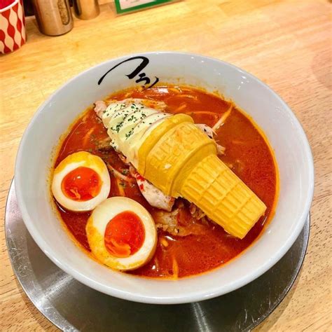 Japanese Restaurant Offers Spicy Ramen With A Whole Soft Serve Cone 8days