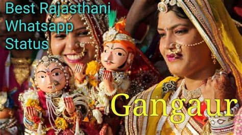 In this post you peoples get all latest video status for social media sharing and put on your status stories. Best Rajasthani Whatsapp Status Video "Gangour" "गणगौर ...