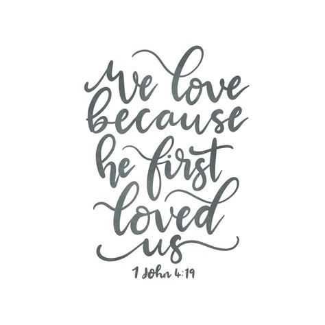 Drawing Illustration Digital Watercolour Because He First Loved Us Phone Wallpaper Bible Verse
