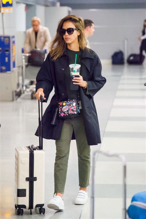 Jessica Alba At Jfk Airport In New York 06132016 Hawtcelebs