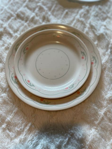 Discontinued Corelle Pattern Calico Rose Replacements Etsy