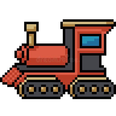 2d Train Pixel Art
