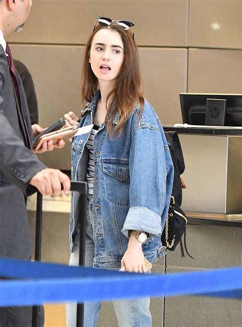 Arriving To Lax June 4 020 Miss Lily Collins Gallery Lily