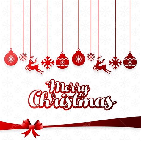 Merry Christmas With Red Icons Vector Christmas Icons Red Icons