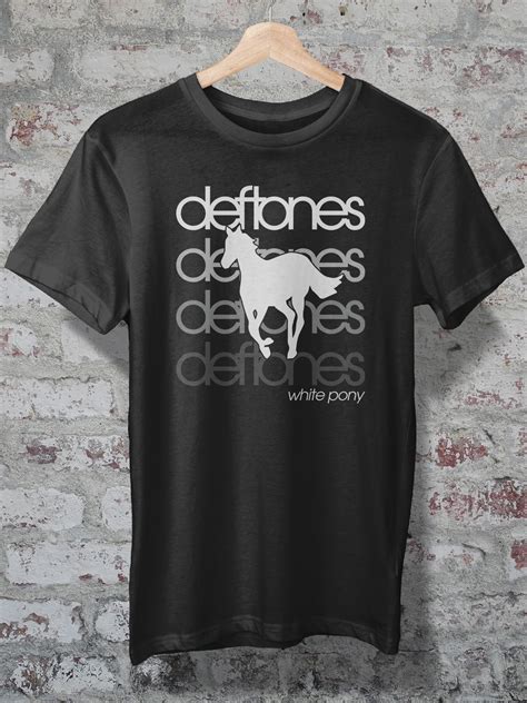 T Shirt Quality Camiseta Deftones White Pony R Em Mojo