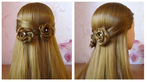 Coiffure pour nouvel an cheveux longs boucles. Tuto coiffure cheveux mi long/long pour l'été ☀️ Coiffure ...