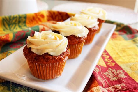 moist carrot cupcakes  cream cheese frosting