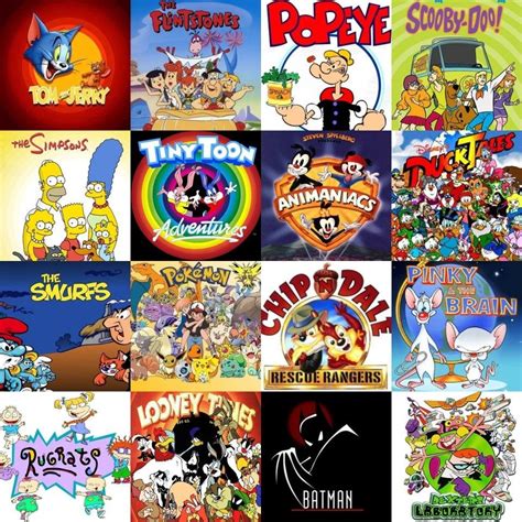 Some Of The Cartoons I Grew Up With And That I Liked The Most During The