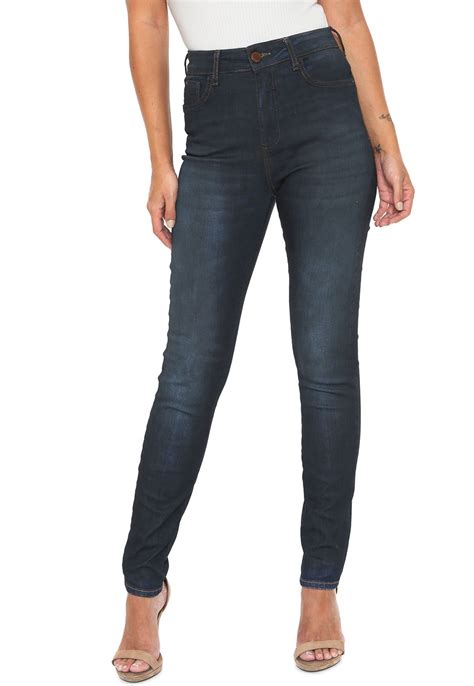 Calça Jeans Forum Skinny Sabrina Azul marinho Compre Agora Dafiti Brasil