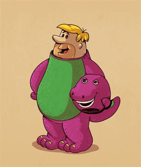 Barney Unmasked Iconic Characters Cartoon Characters Cartoon Art