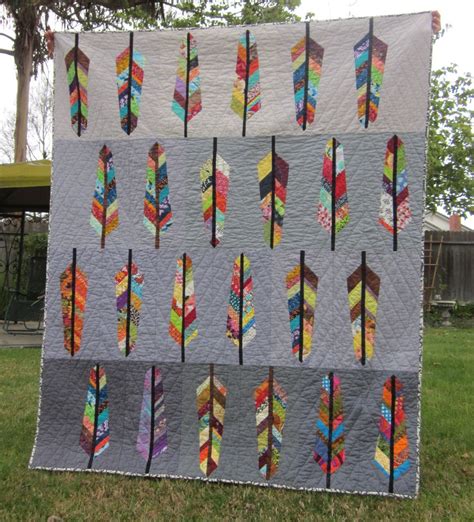Chirp First Finish Feathers Feather Bed Quilt Pattern By Anna Maria