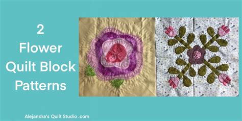 flower quilt block patterns