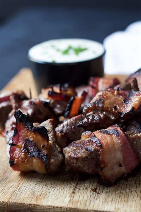 Nobu matsuhisa seared beef tenderloin with tangy, spicy red chile sauce and even spicier orange chile sauce is a nod to his days cooking in lima, peru. Bacon Wrapped Tenderloin with Creamy Horseradish Dipping Sauce #gamedayfood | Bacon wrapped ...