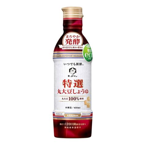 Buy Kikkoman Tokusen Marudaizu Mild Fermented Shoyu 450ml Japanese