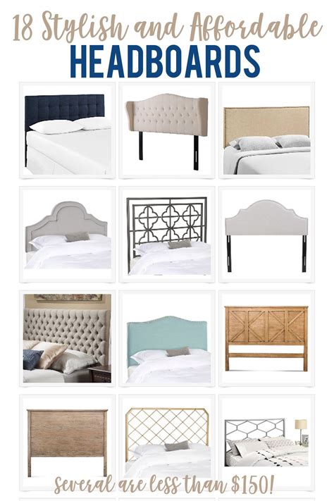 A Collection Of Stylish And Affordable Headboards A Great Way To Get A Designer Look For A