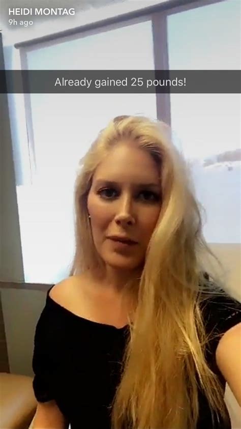 Heidi Montag Reveals Shes Gained 25 Pounds In The First 6 Months Of