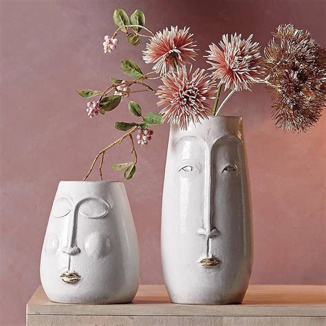 Are You Interested In Our White Ceramic Face Vase With Our Wedding T You Need Look No