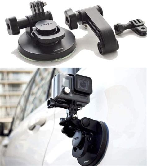 Gopro Suction Cup Camera Mount Swivel Arm Mount
