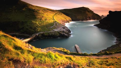 Boscastle Harbour On The Cornish Coast Of England © Bluegreen Pictures