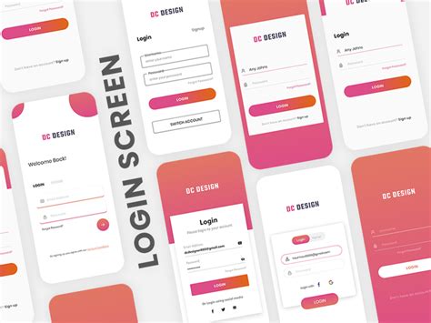 60 Login Screens Design Inspiration Muzli Design Inspiration