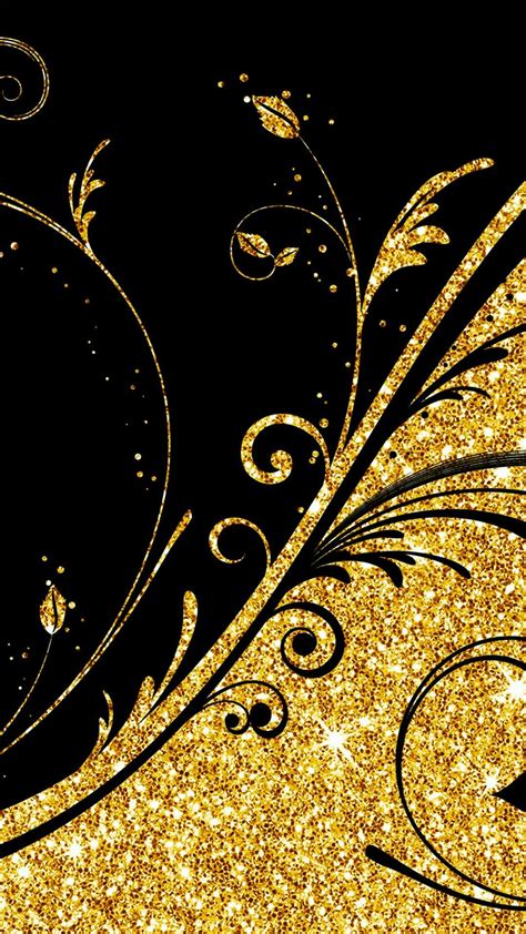 Black And Gold Wallpaperby Artist Unknown Gold Wallpaper Iphone