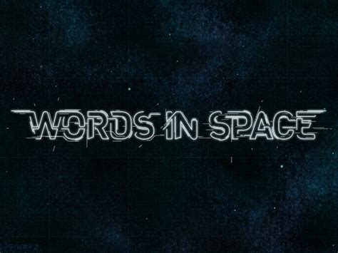 Words In Space Logo By Christopher Martin On Dribbble