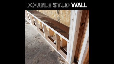 Double Stud Wall Framing For Passive House Youtube