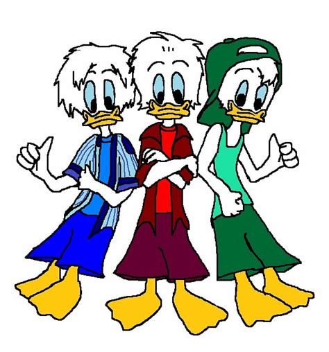 Quack Pack Huey Dewey And Louie Duck Mickey And Friends Fan Art
