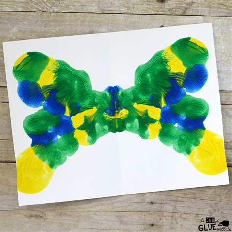 Line Of Symmetry Butterfly Craft
