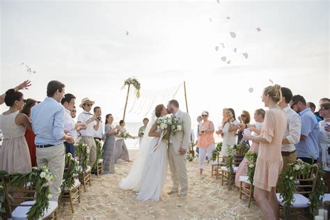The Dreamiest Sunset Beach Wedding In Thailand