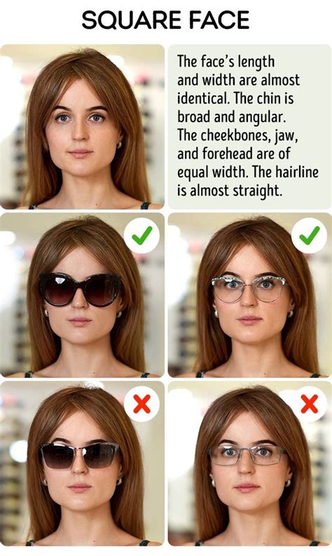 How To Pick The Perfect Sunglasses For Your Face Type Square Face Shape Square Faces Oval
