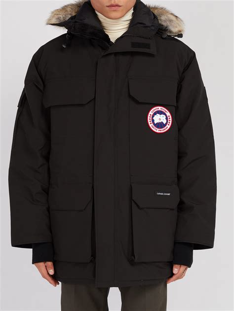 Canada Goose Expedition Down Parka With Genuine Coyote Fur Trim In Black For Men Lyst