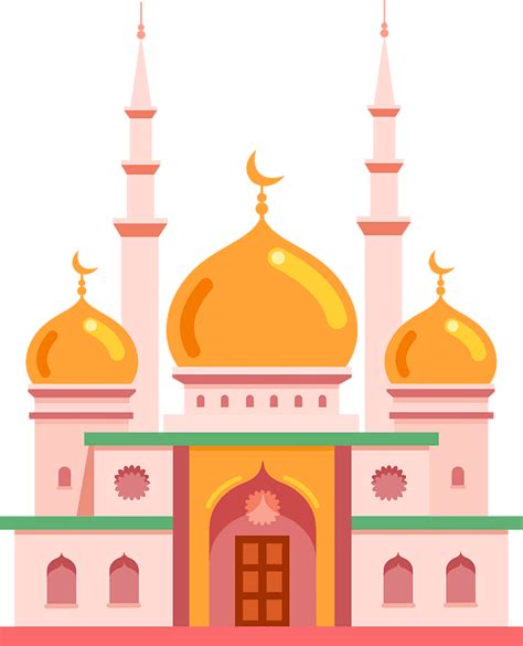 Islamic Mosque Clipart Transparent Png Hd Vector Tahun Baru Islam With