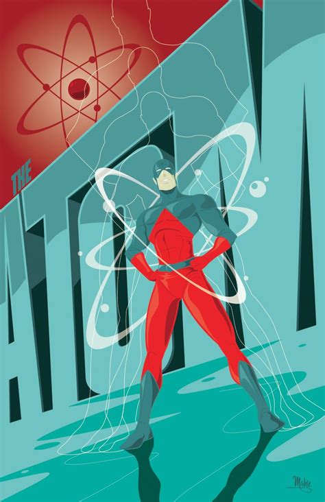 The Atom By Mikemahle On Deviantart Dc Comics Art Dc Comics